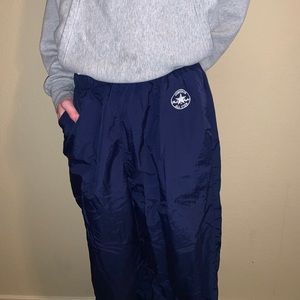 Converse track pants.